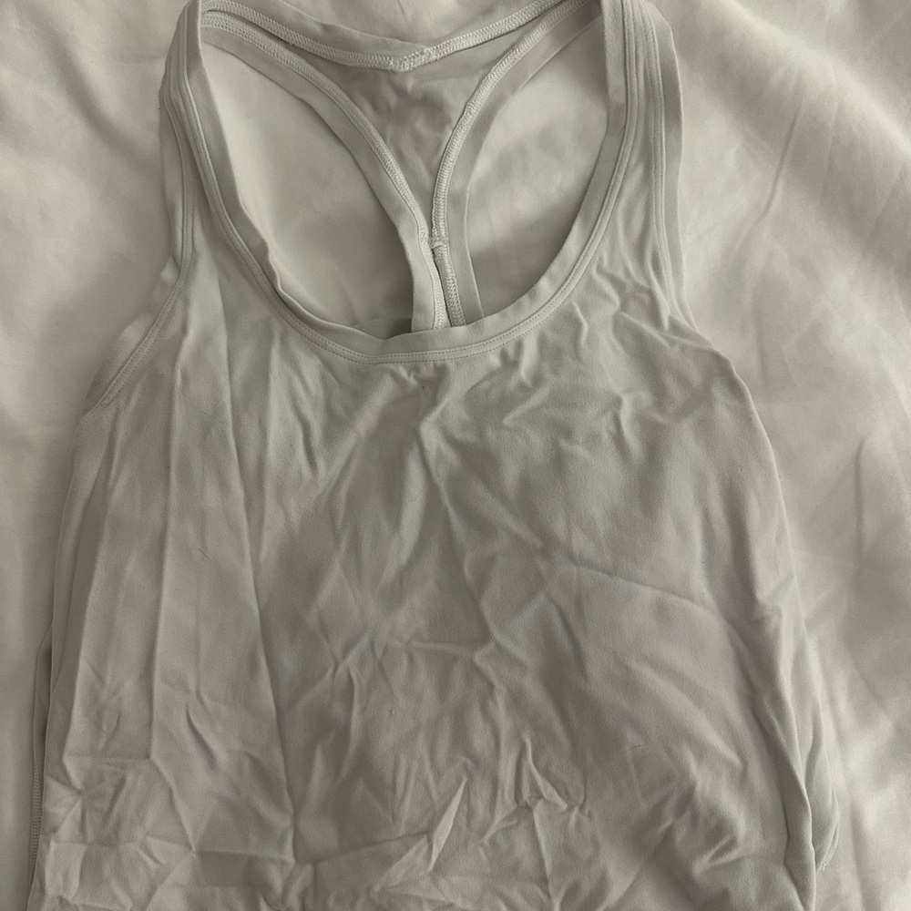 Lululemon Athletica Light Gray Tank Top